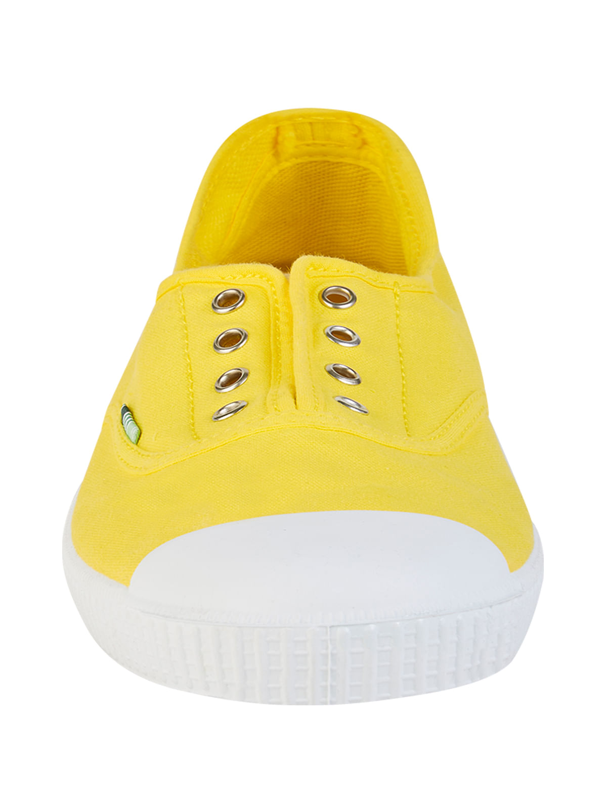 Zapatilla Algodón Orgánico Mujer Greece Amarillo Rockford