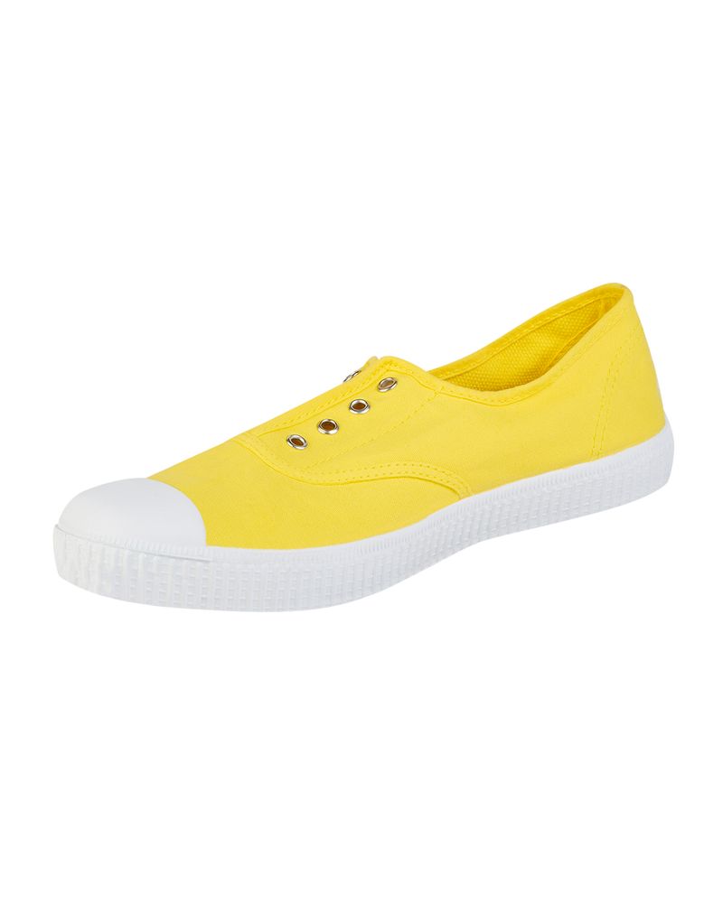 Zapatilla-Algodon-Organico-Mujer-Greece-Amarillo-Rockford