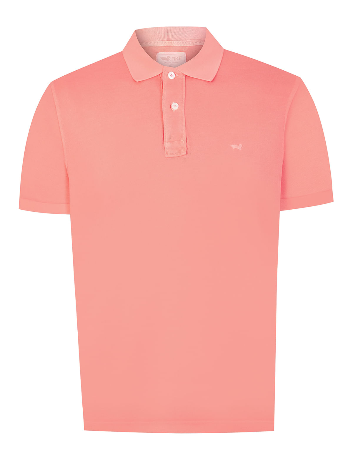 Polera Algodón Orgánico Hombre Piquepro Rosado Rockford