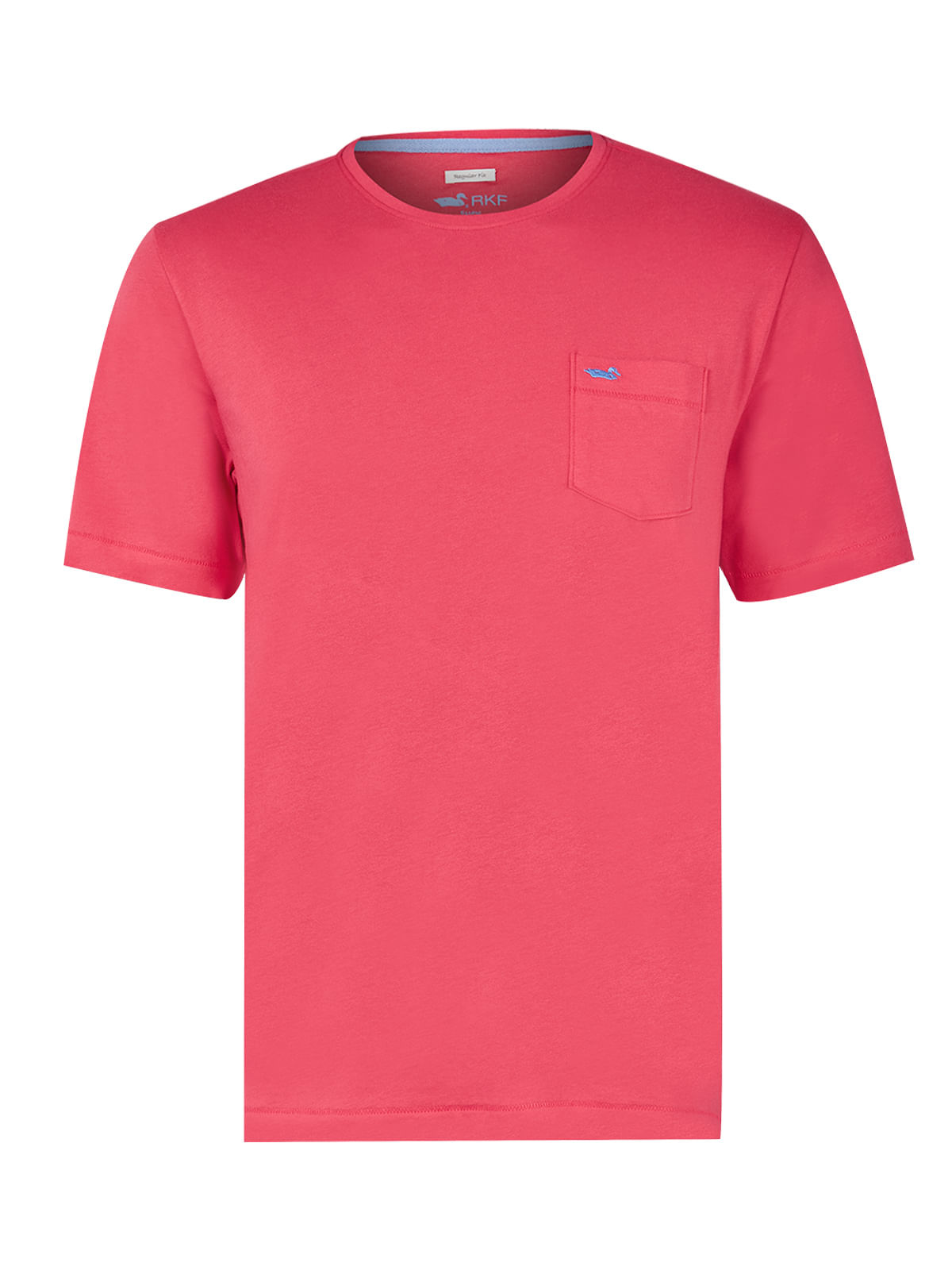 Polera Algodón Orgánico Hombre Basic Rosado Rockford