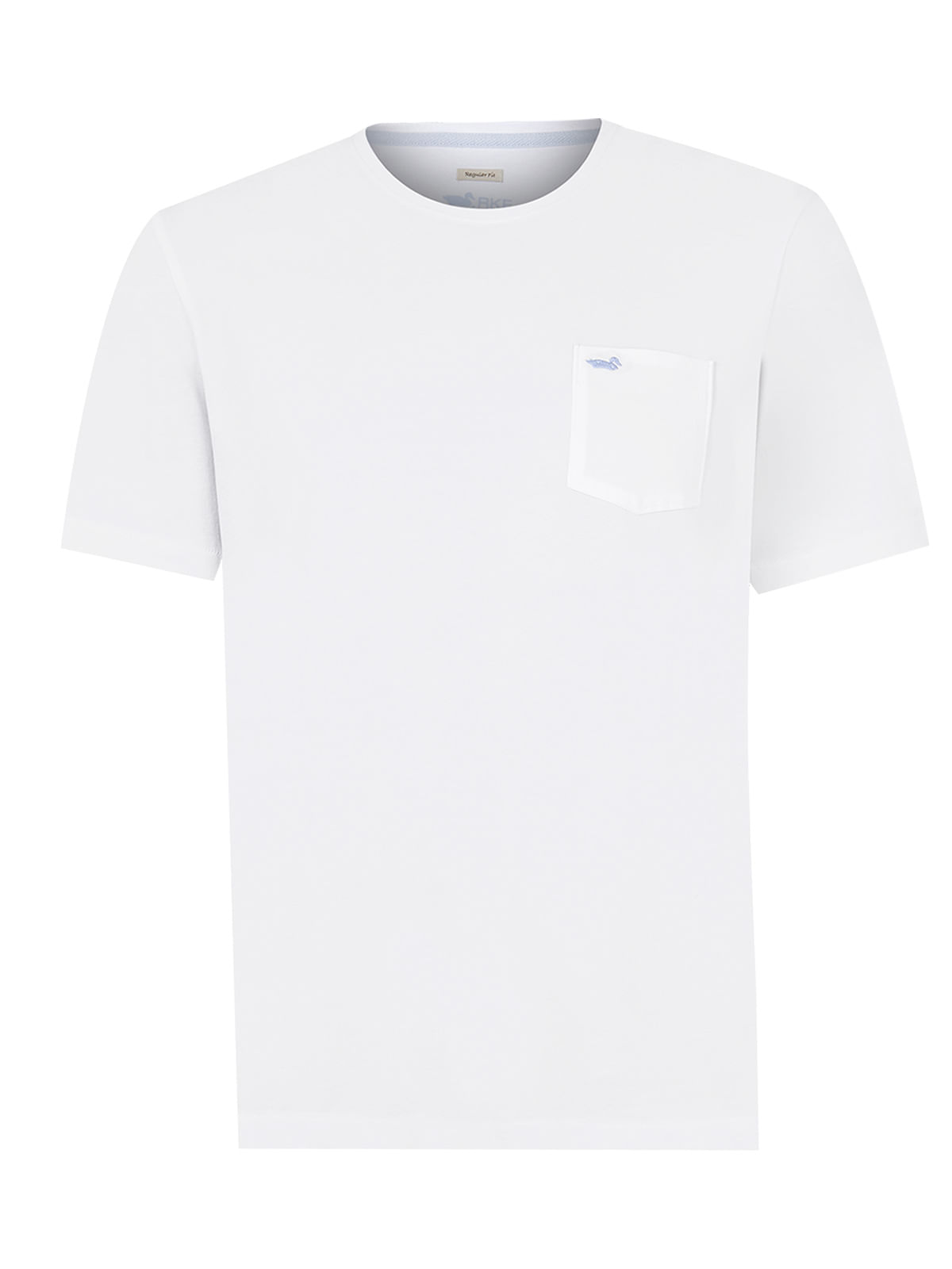 Polera Algodón Orgánico Hombre Basic Blanco Rockford