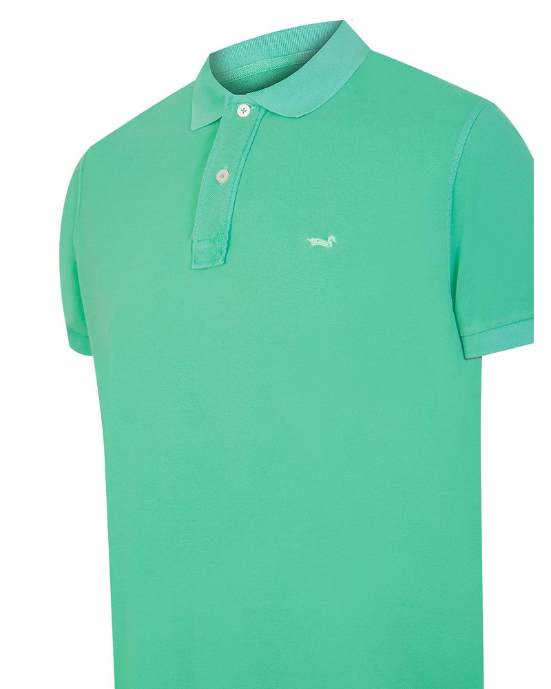 Polera-Algodon-Organico-Hombre-Piquepro-Verde-Rockford