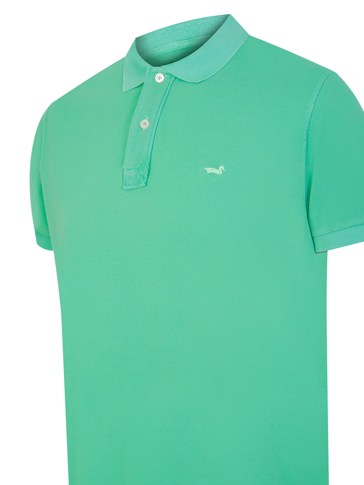 Polera Algodón Orgánico Hombre Piquepro Verde Rockford