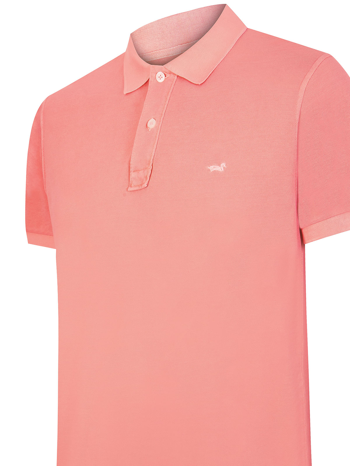 Polera Algodón Orgánico Hombre Piquepro Rosado Rockford