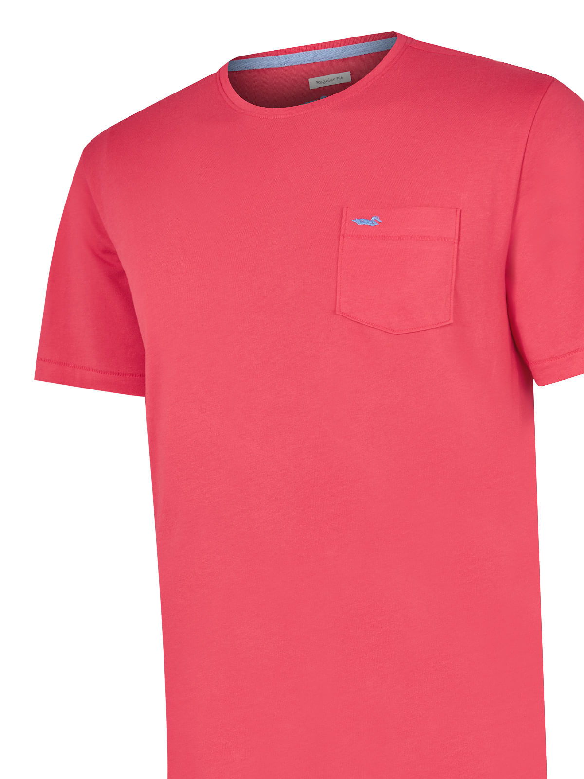 Polera Algodón Orgánico Hombre Basic Rosado Rockford