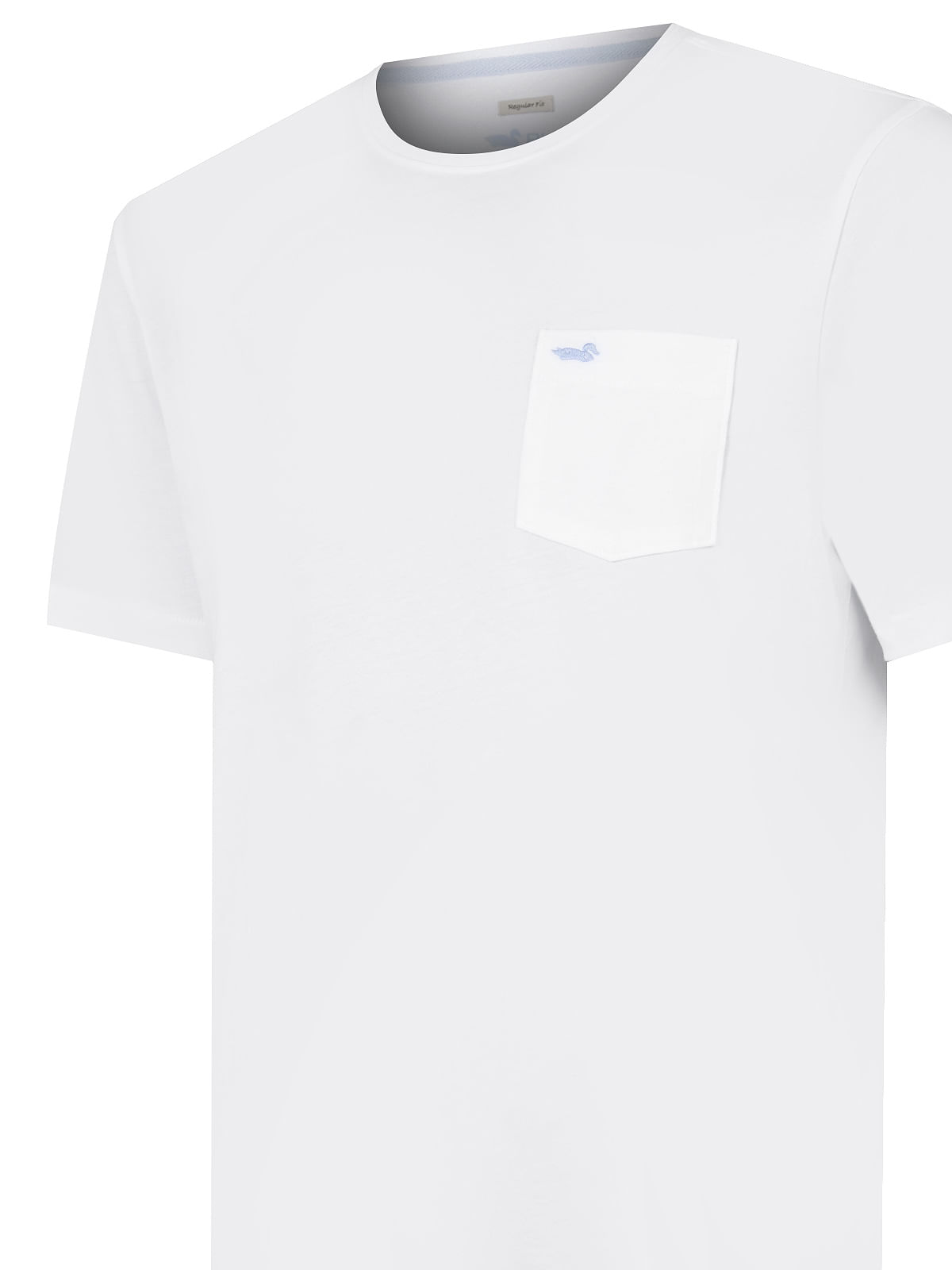 Polera Algodón Orgánico Hombre Basic Blanco Rockford