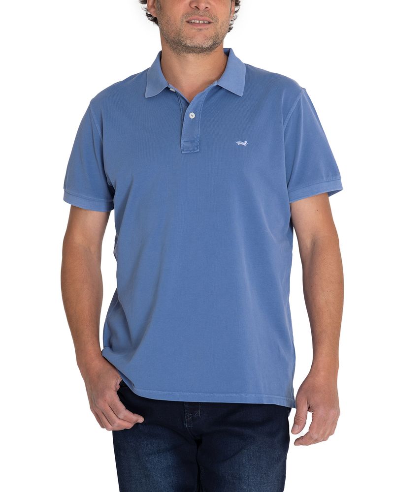 Polera-Algodon-Organico-Hombre-Piquepro-Azul-Rockford