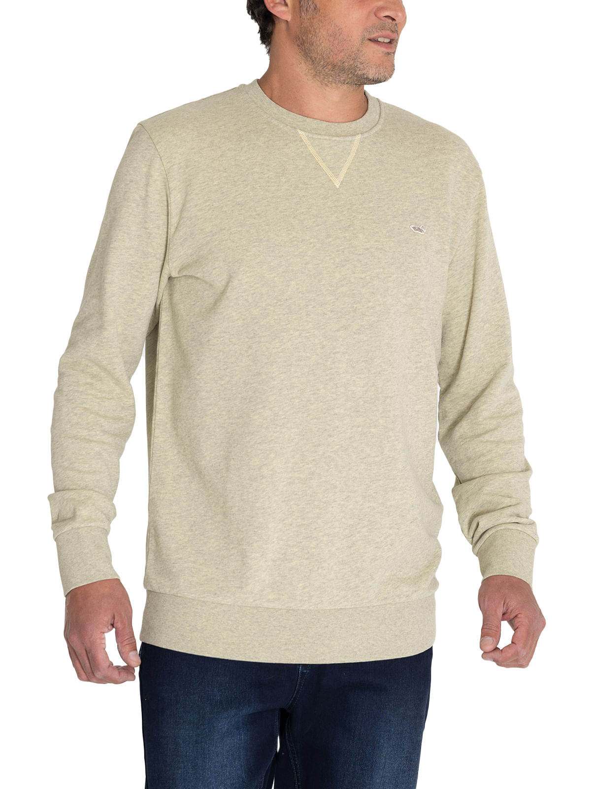 Polerón Algodón Orgánico Hombre Frateli Amarillo Rockford