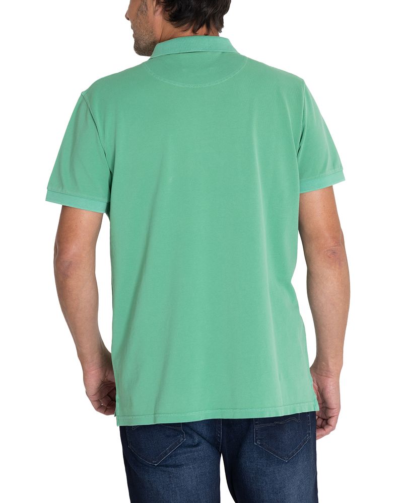 Polera-Algodon-Organico-Hombre-Piquepro-Verde-Rockford