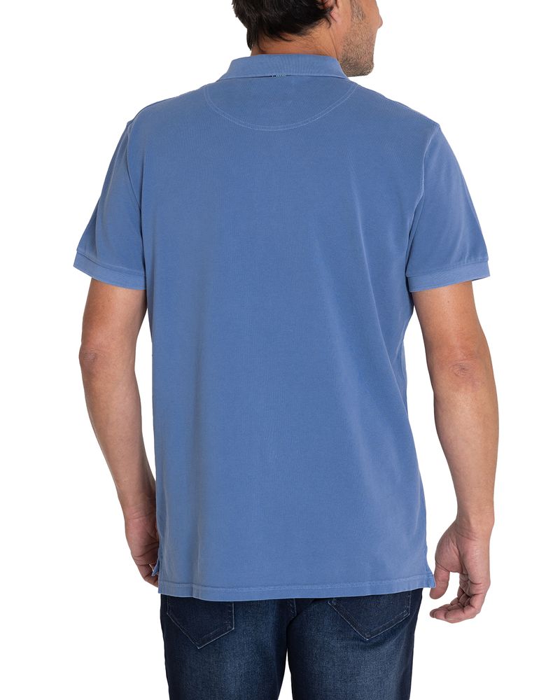 Polera-Algodon-Organico-Hombre-Piquepro-Azul-Rockford