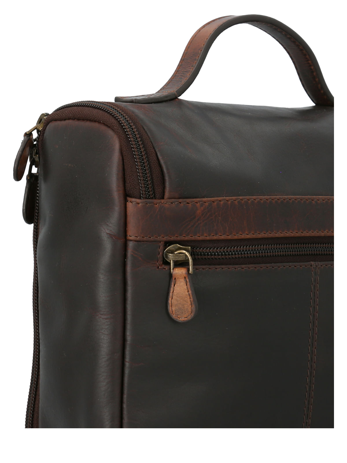 Neceser Cuero Hombre Tc Hang Neceser Café Rockford