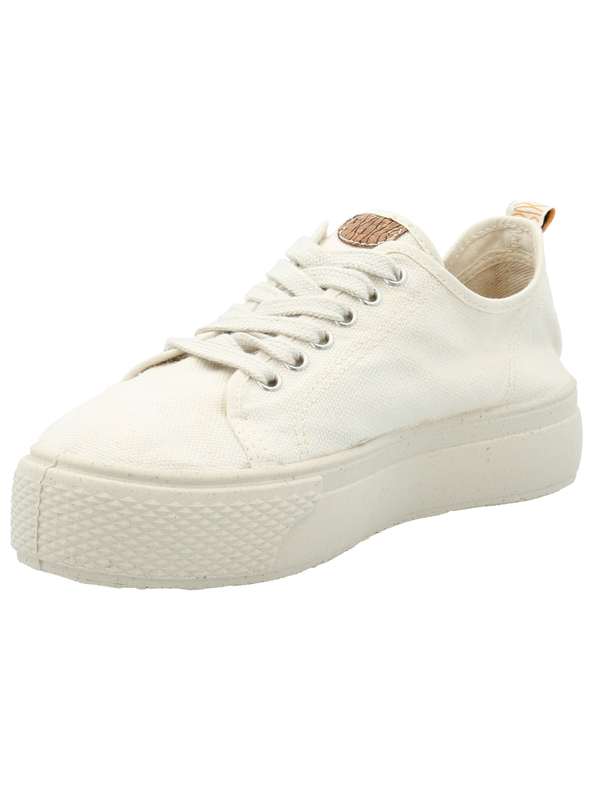 Zapatilla Algodón Orgánico Mujer Napoles Blanco Rockford