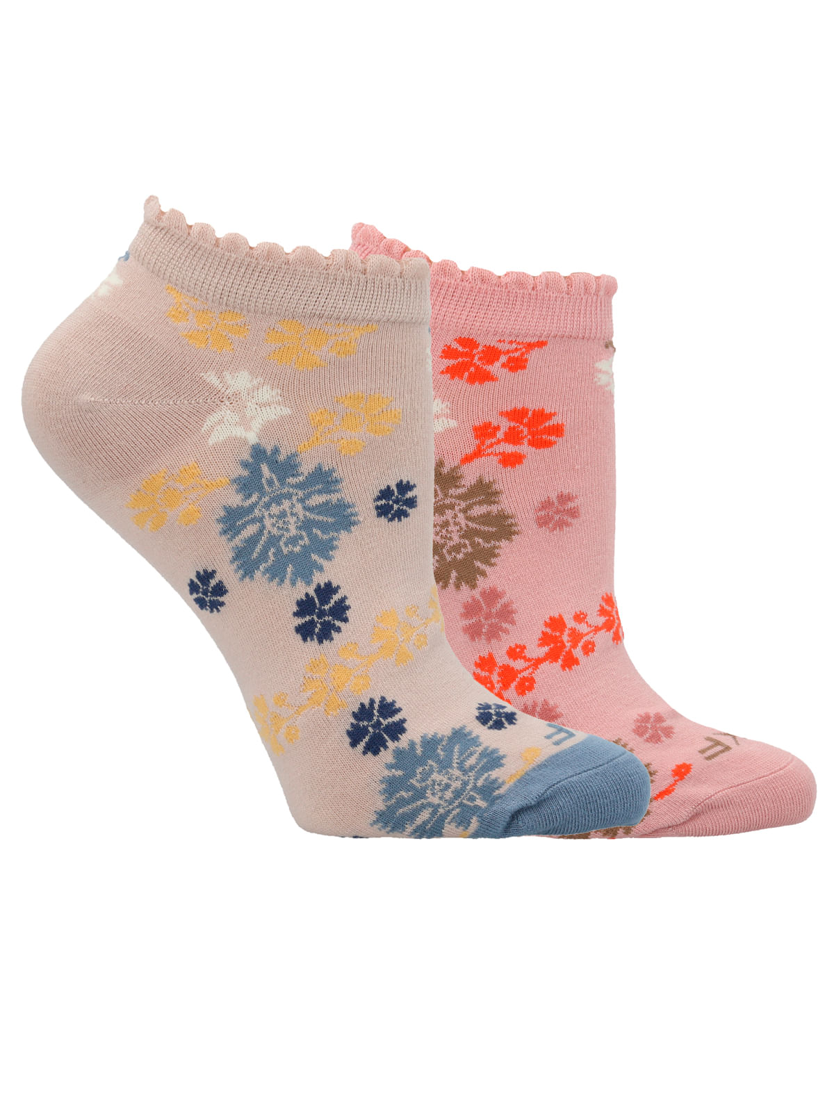 Calcetín Bambú Mujer Pack Ped Flor Multicolor Rockford