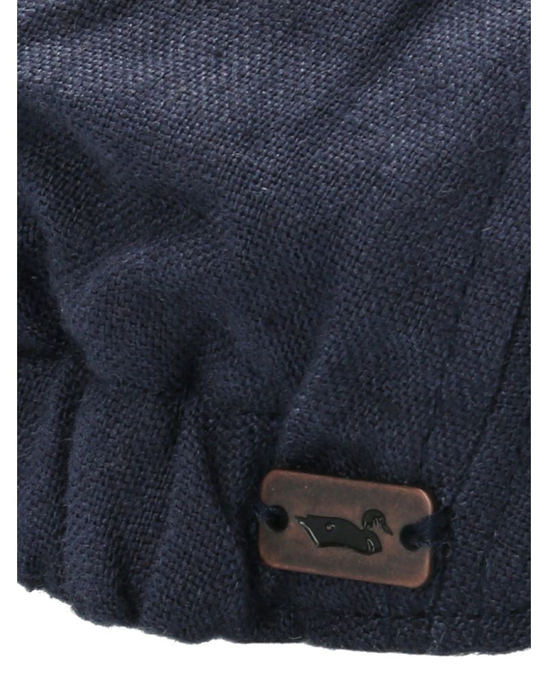 Boina-Lino-Organico-Hombre-Rkf-Linen-Hatton-Azul-Rockford