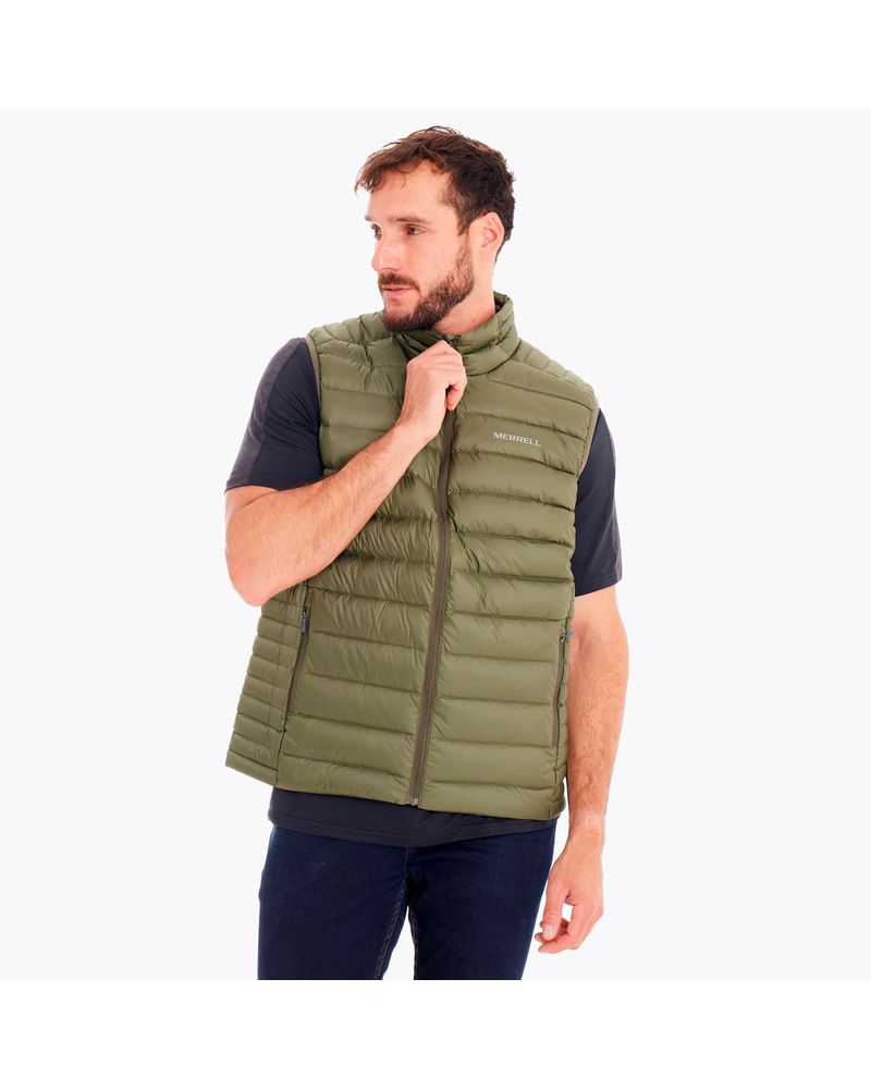 Parka-Sin-Mangas-Hombre-Ridgevent-Thermo-Vest-Oliva-Merrell