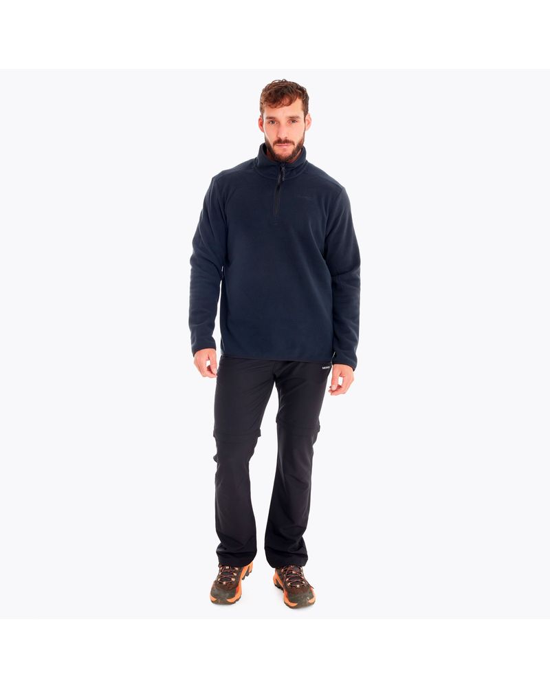 Polar-Hombre-Terrain-1-4-Zip-Negro-Merrell