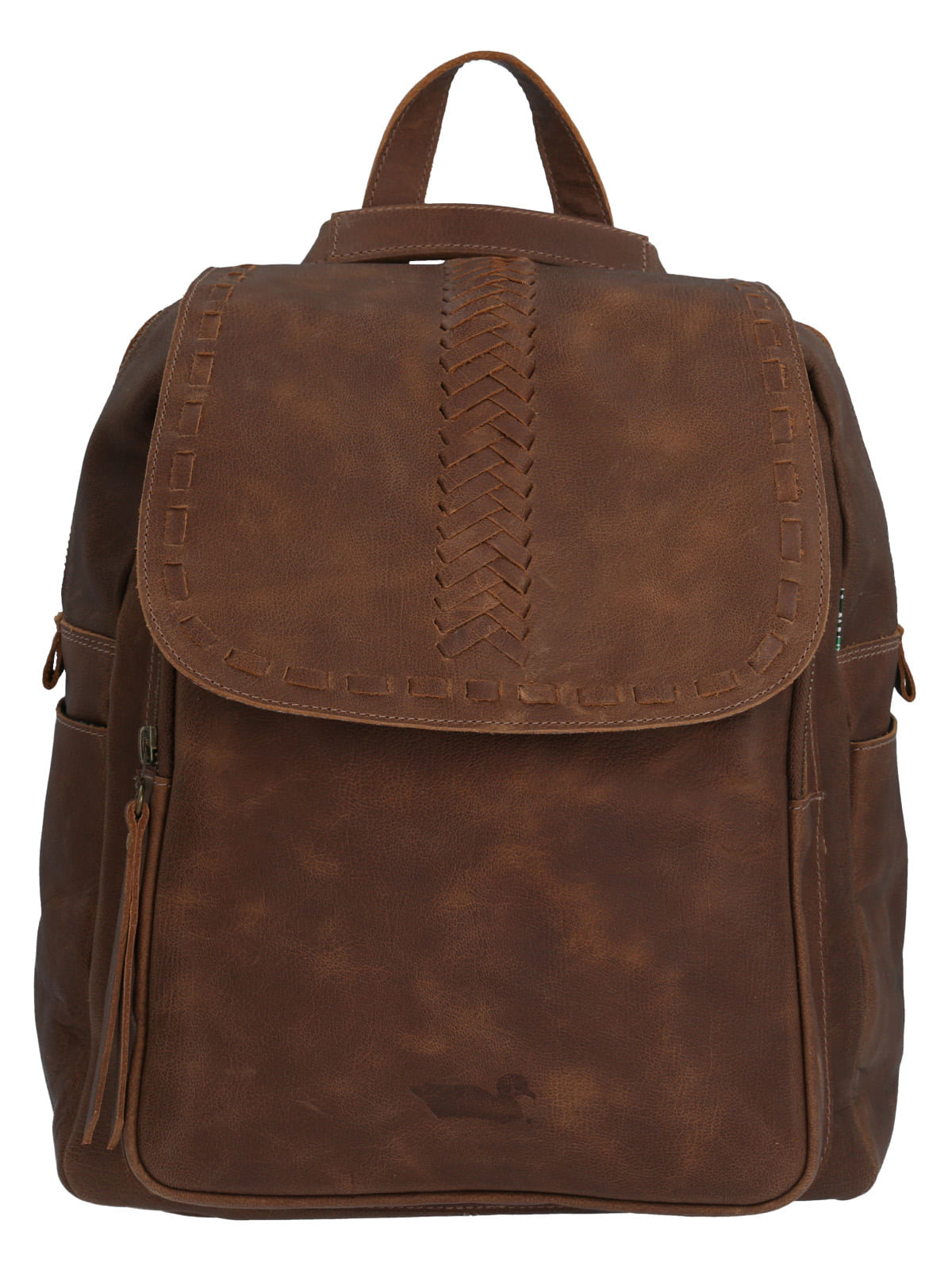 Mochila Cuero Mujer Beattie Back Chocolate Rockford