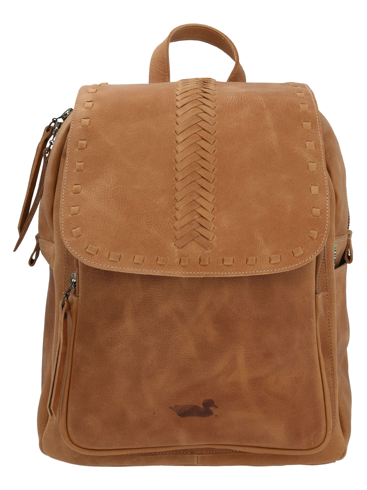 Mochila Cuero Mujer Beattie Back Café Claro Rockford