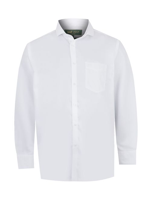 Camisa Cuello Italiano Hombre E.Lifesolid Blanco Rockford