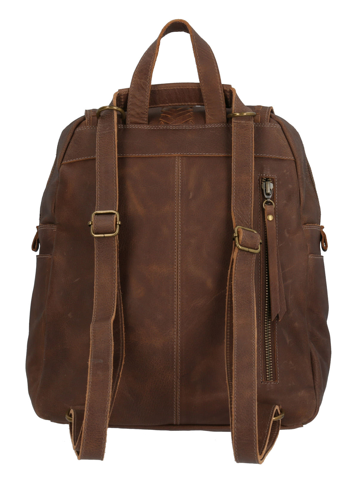 Mochila Cuero Mujer Beattie Back Chocolate Rockford