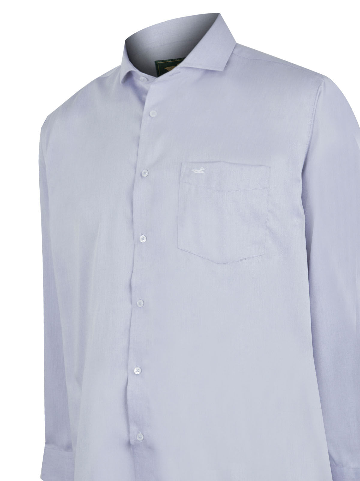 Camisa Cuello Italiano Hombre E.Lifesolid Celeste Rockford