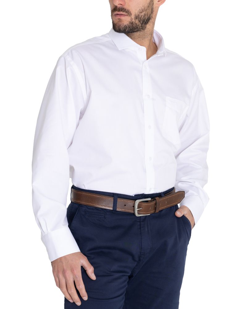 Camisa-Cuello-Italiano-Hombre-E.Lifesolid-Blanco-Rockford