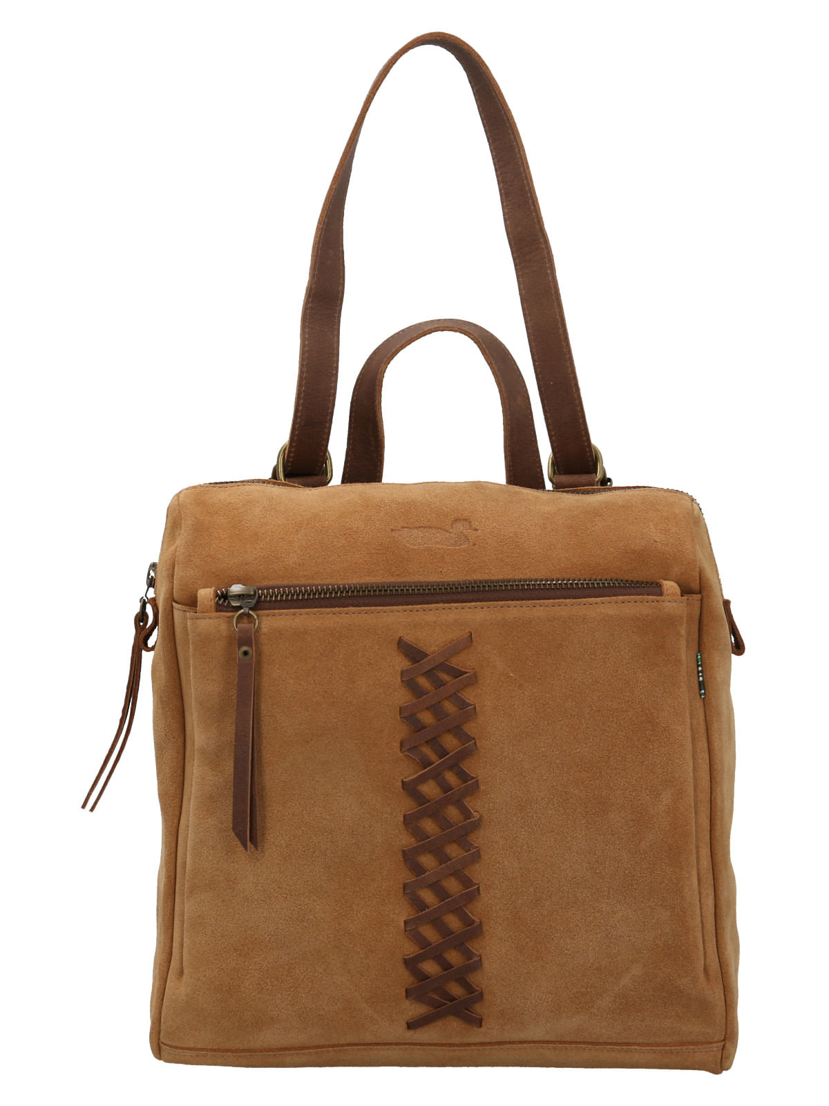 Mochila Cuero Mujer Boht Backbag Café Claro Rockford