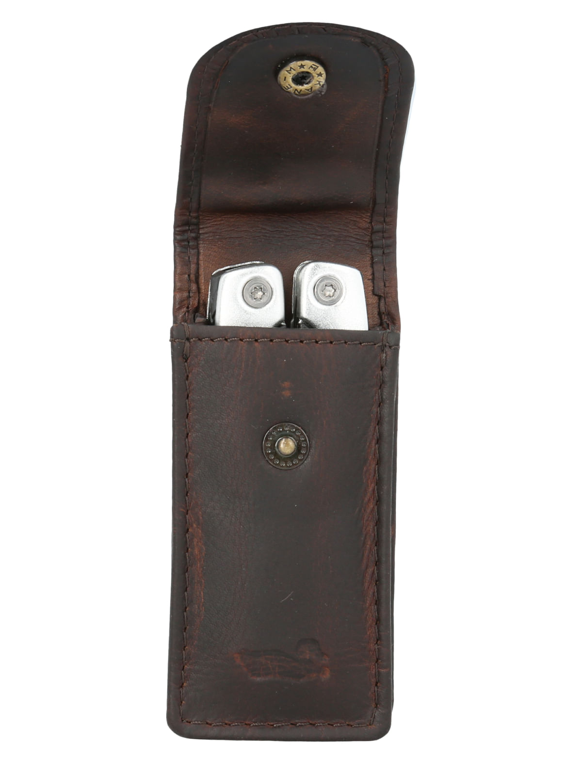 Billetera Cuero Hombre Pack Clipcard & Tool Café Rockford