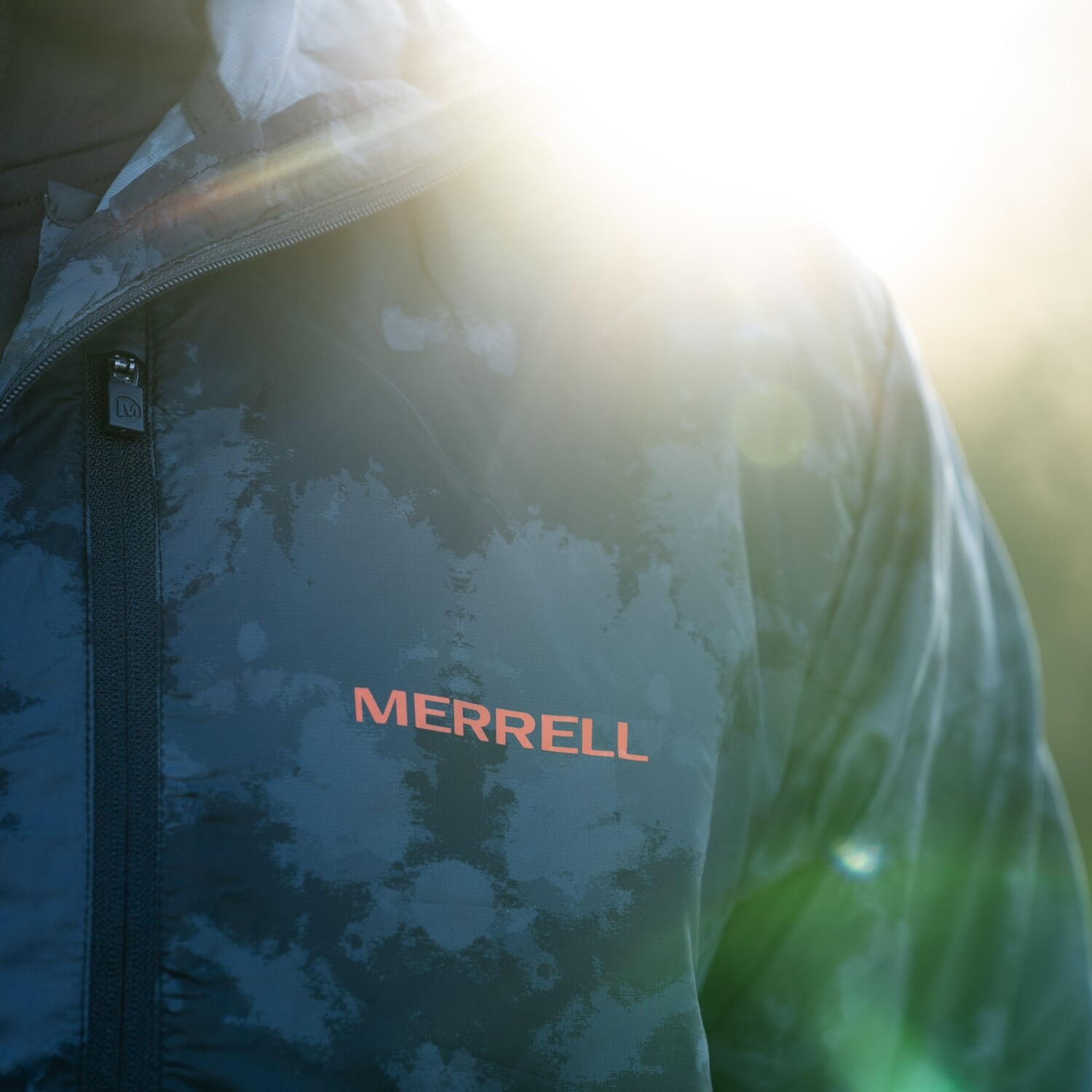 Cortaviento Hombre Trail Running Edición Skyfire Gris Merrell
