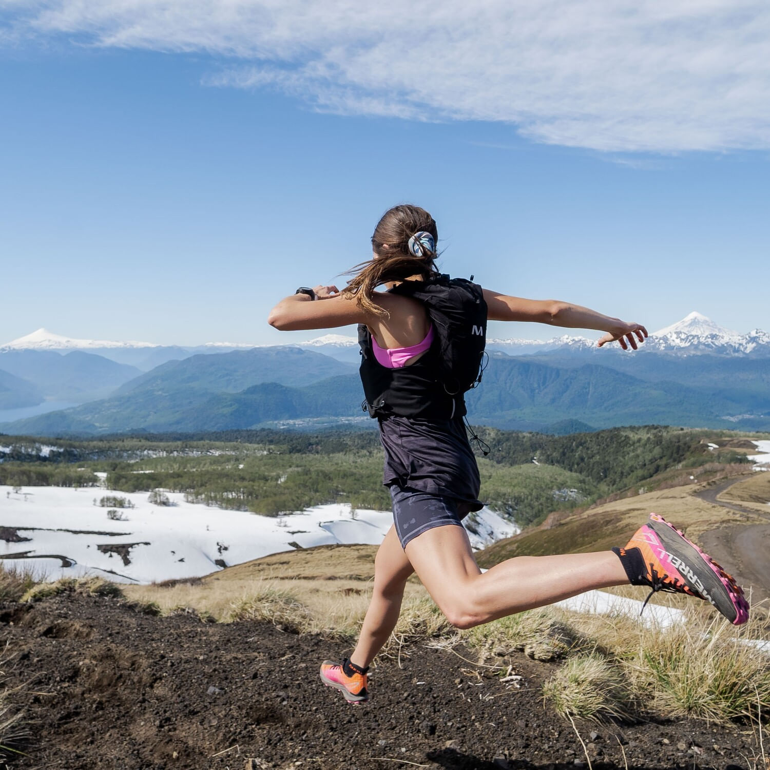 Short Mujer Trail Running Edición Skyfire Gris Merrell