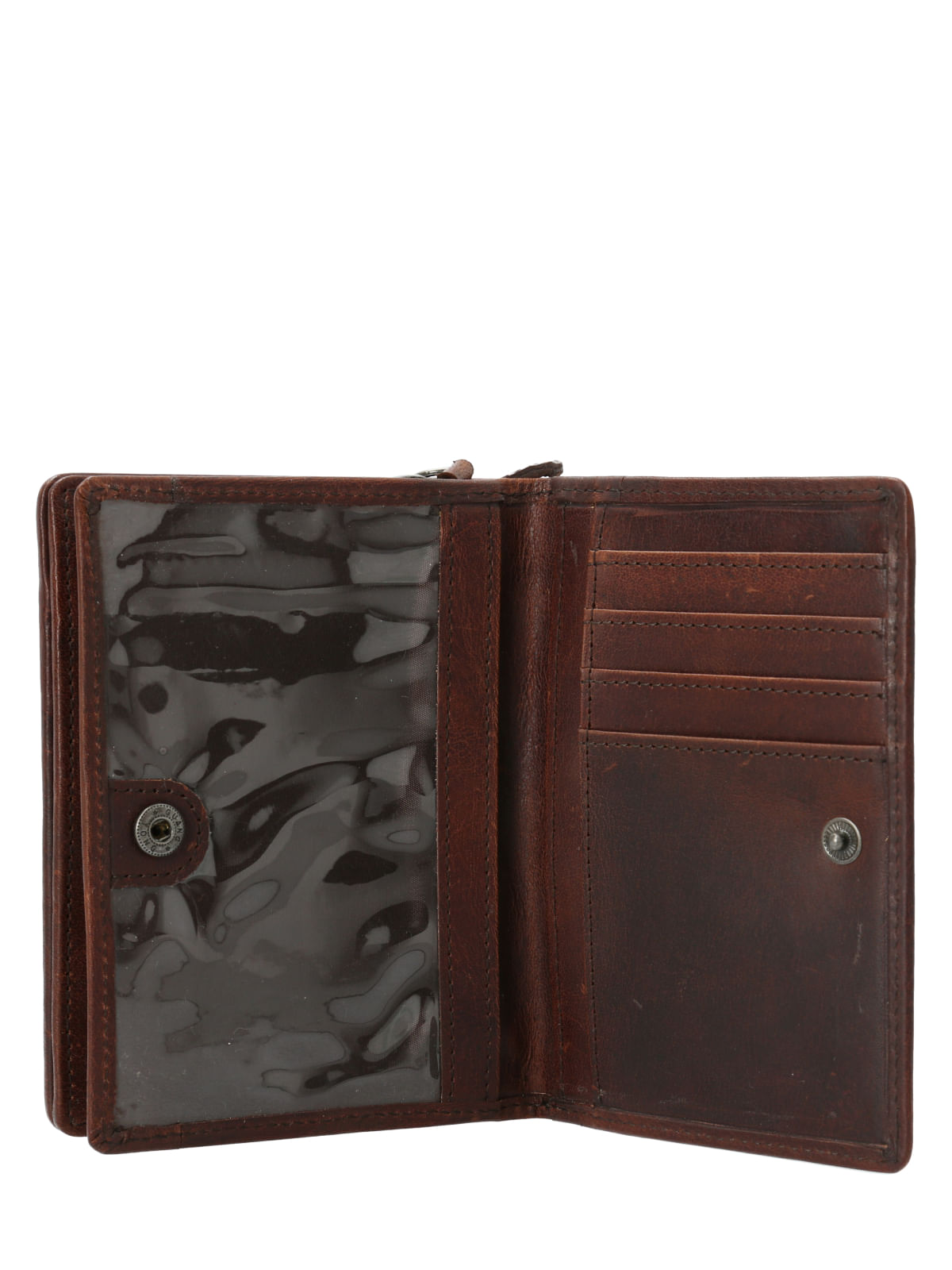Billetera Cuero Mujer Sz Noah Azul Rockford