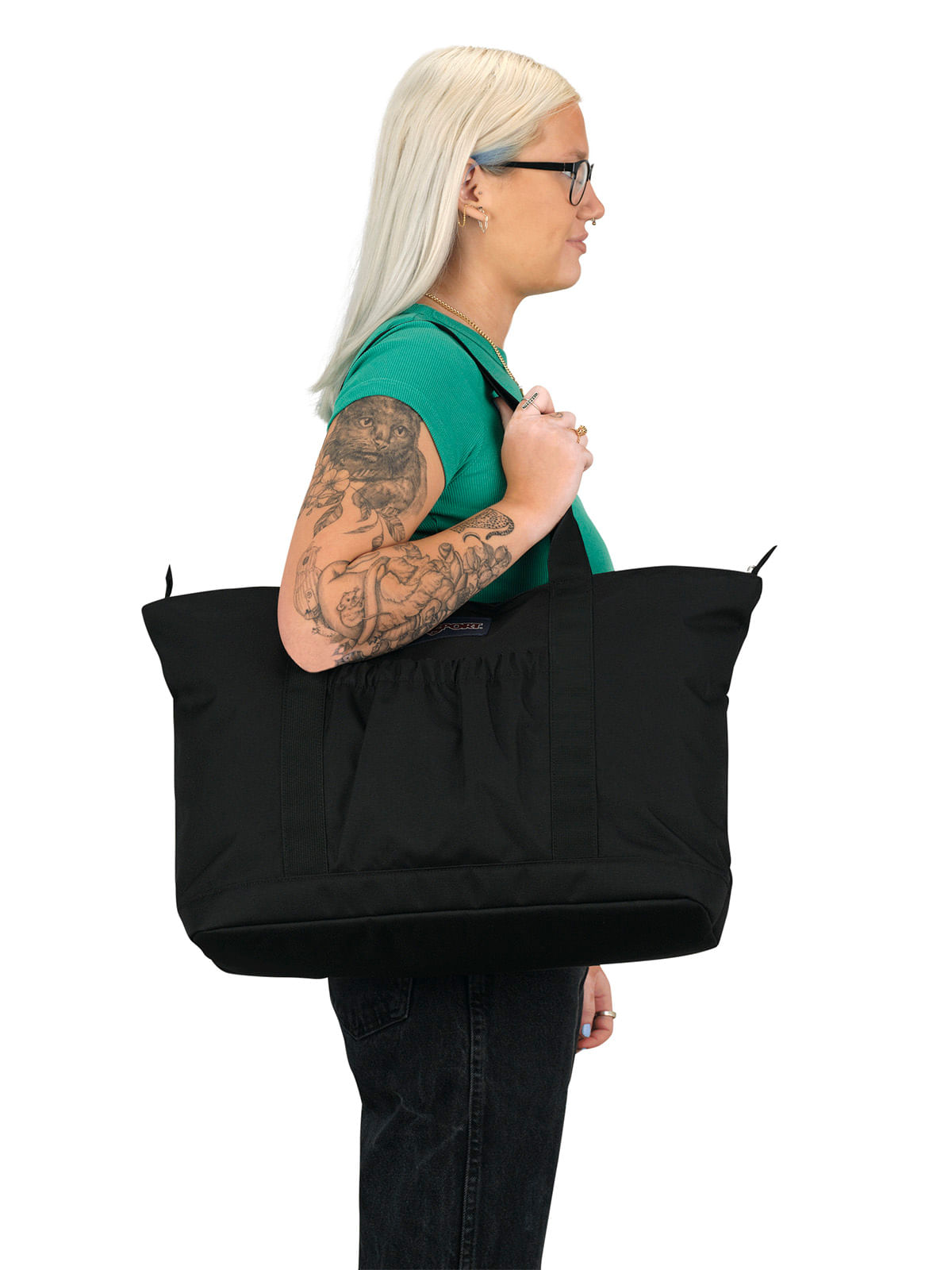 Bolso Daily Tote Negro Jansport
