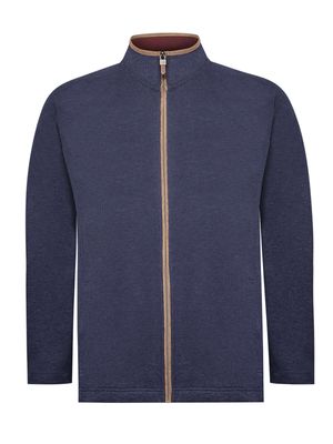 Polerón Algodón Orgánico Hombre Doble Azul Rockford