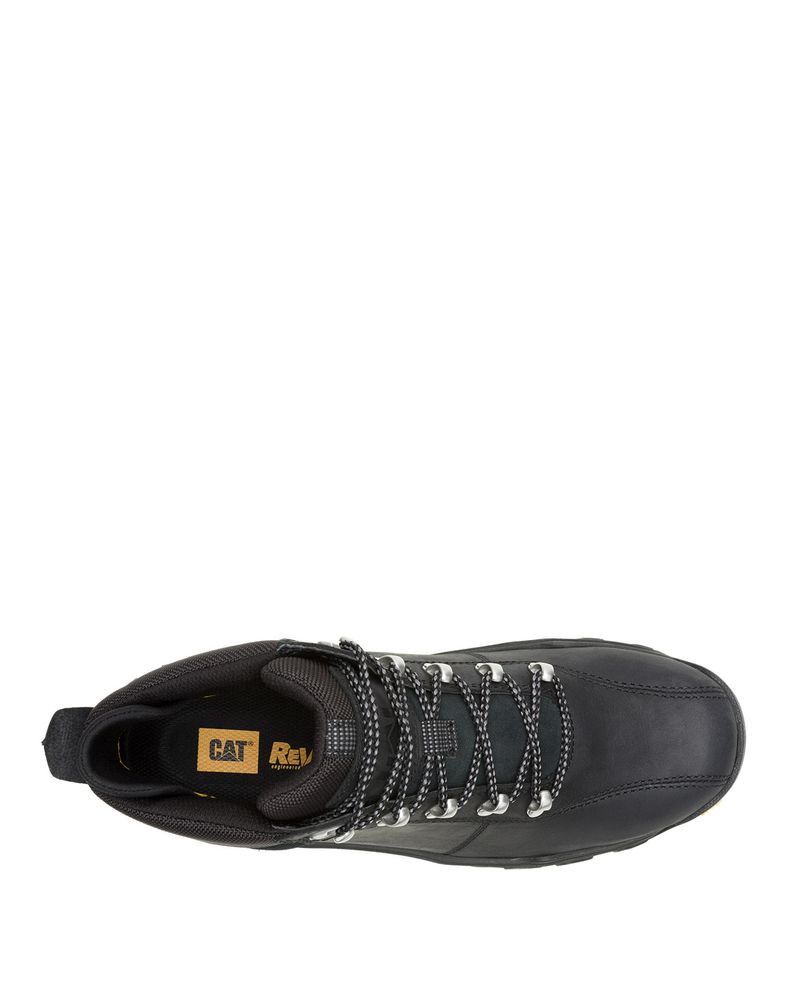 Botin-Cuero-Hombre-Threshold-Rebound-Trek-Negro-Cat