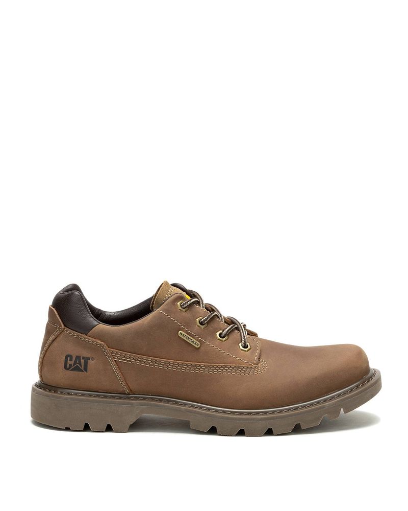 Zapato-Colorado-Low-2.0-Waterproof-Unisex-Marron-Cat