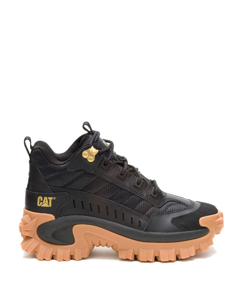 Zapatilla-Con-Caña-Casual-Mujer--Intruder-Mid-Negra-Beige-Cat