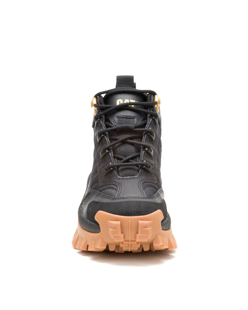 Zapatilla-Con-Caña-Casual-Mujer--Intruder-Mid-Negra-Beige-Cat