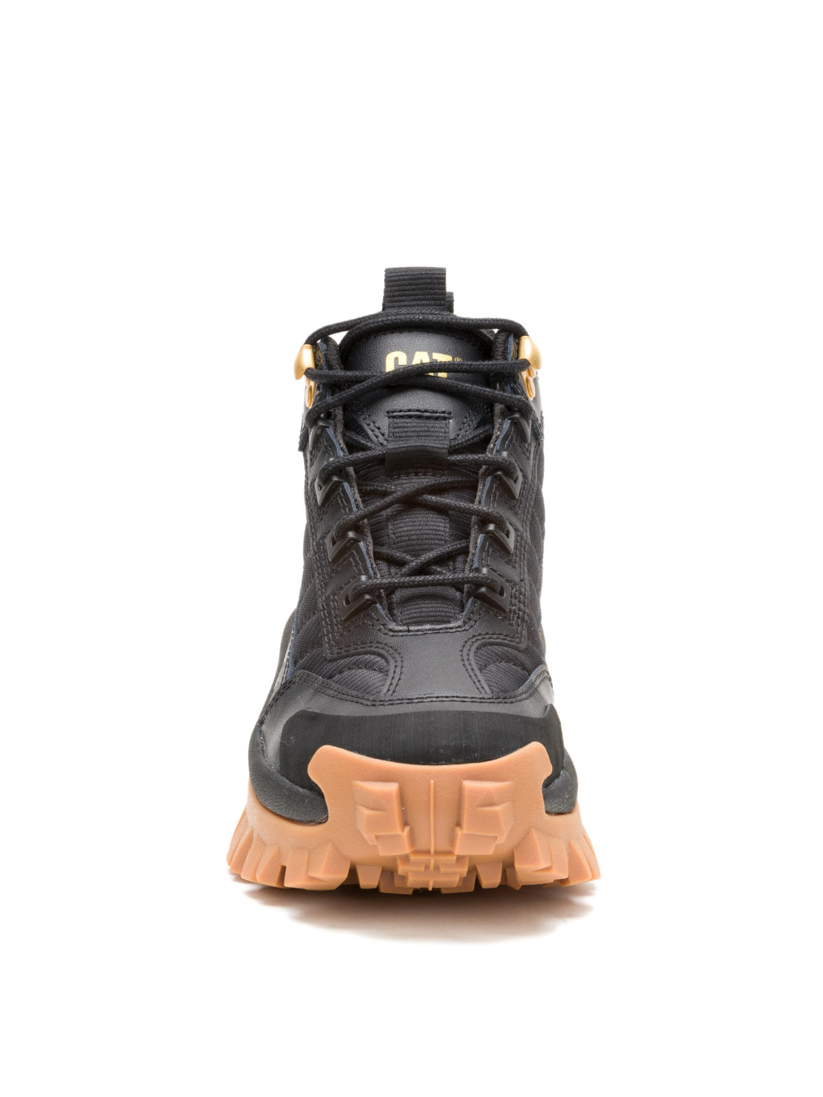 Zapatilla Con Caña Casual Mujer  Intruder Mid Negra/Beige Cat