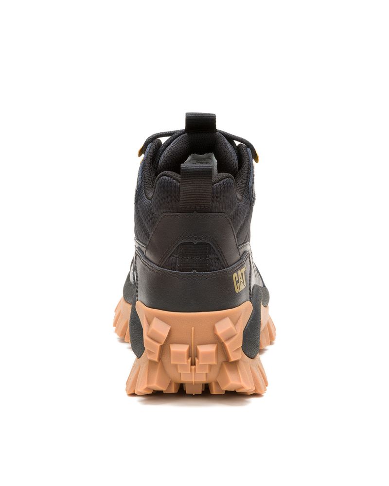 Zapatilla-Con-Caña-Casual-Mujer--Intruder-Mid-Negra-Beige-Cat