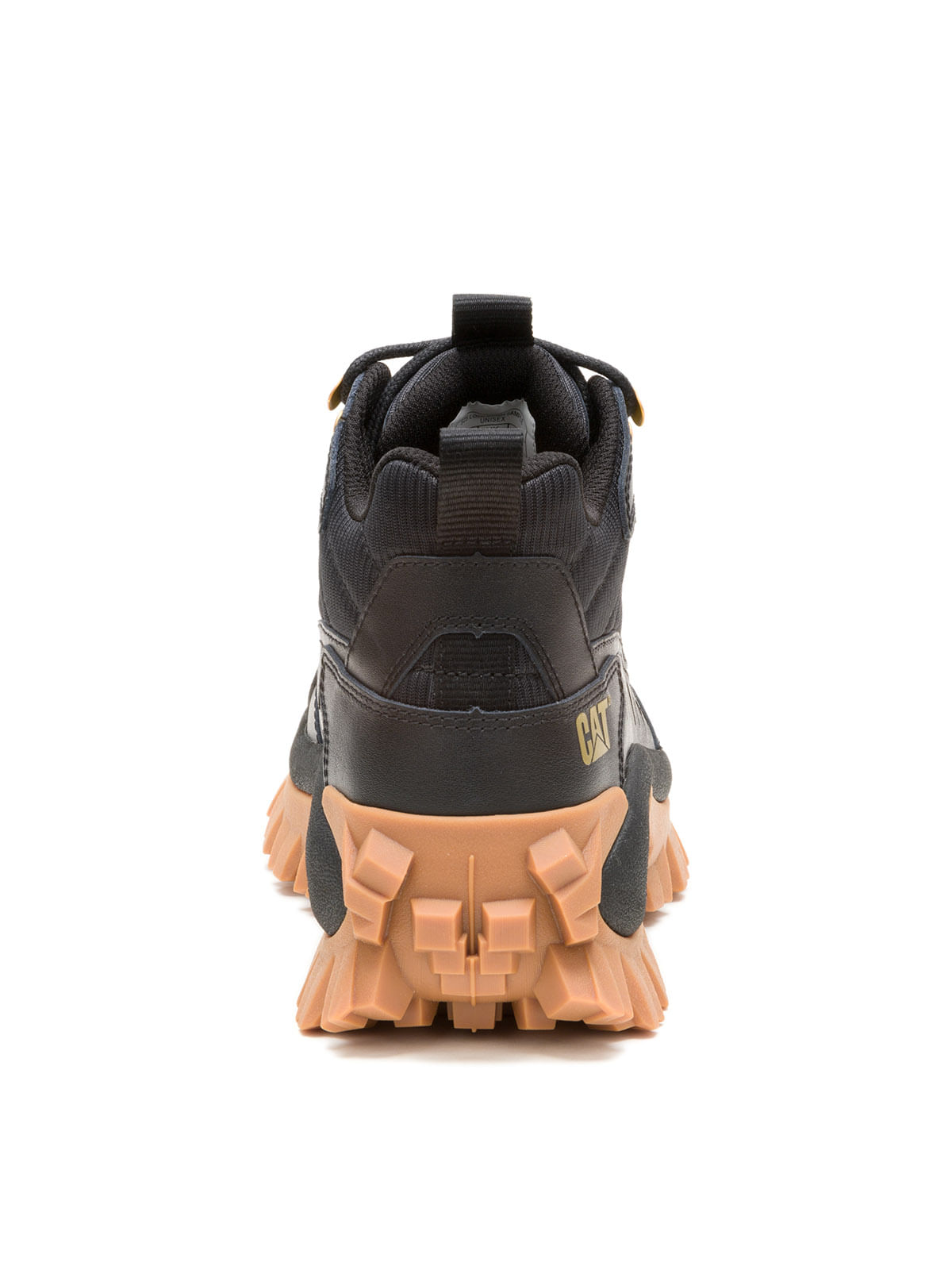 Zapatilla Con Caña Casual Mujer  Intruder Mid Negra/Beige Cat