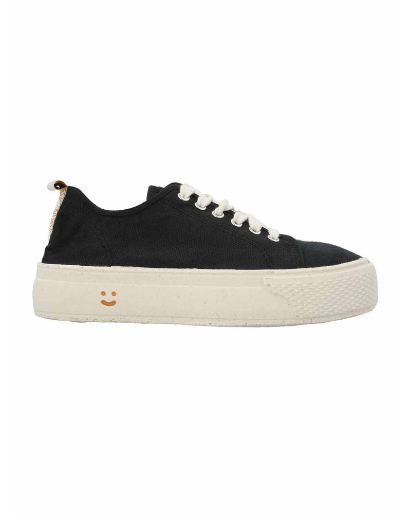 Zapatilla-Algodon-Organico-Mujer-Napoles-Negro-Rockford