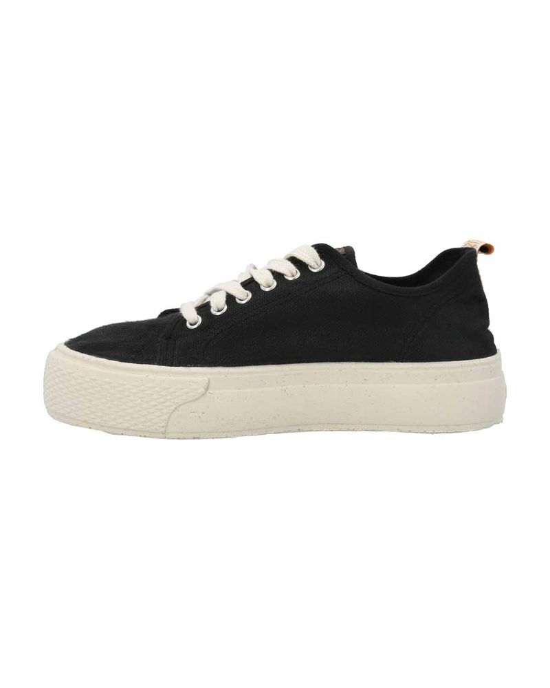 Zapatilla-Algodon-Organico-Mujer-Napoles-Negro-Rockford