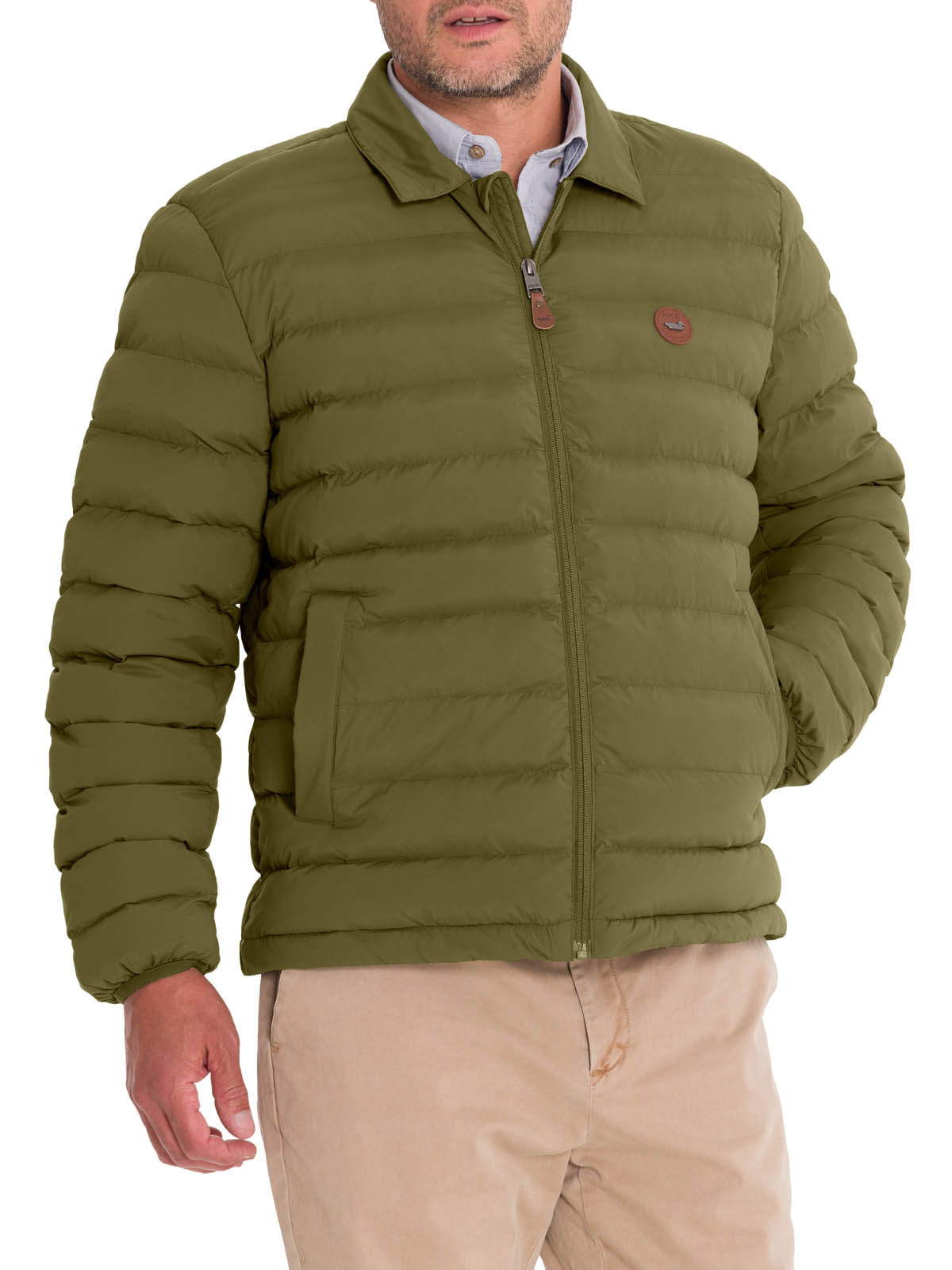 Parka Thermore Hombre Exeter Verde Rockford