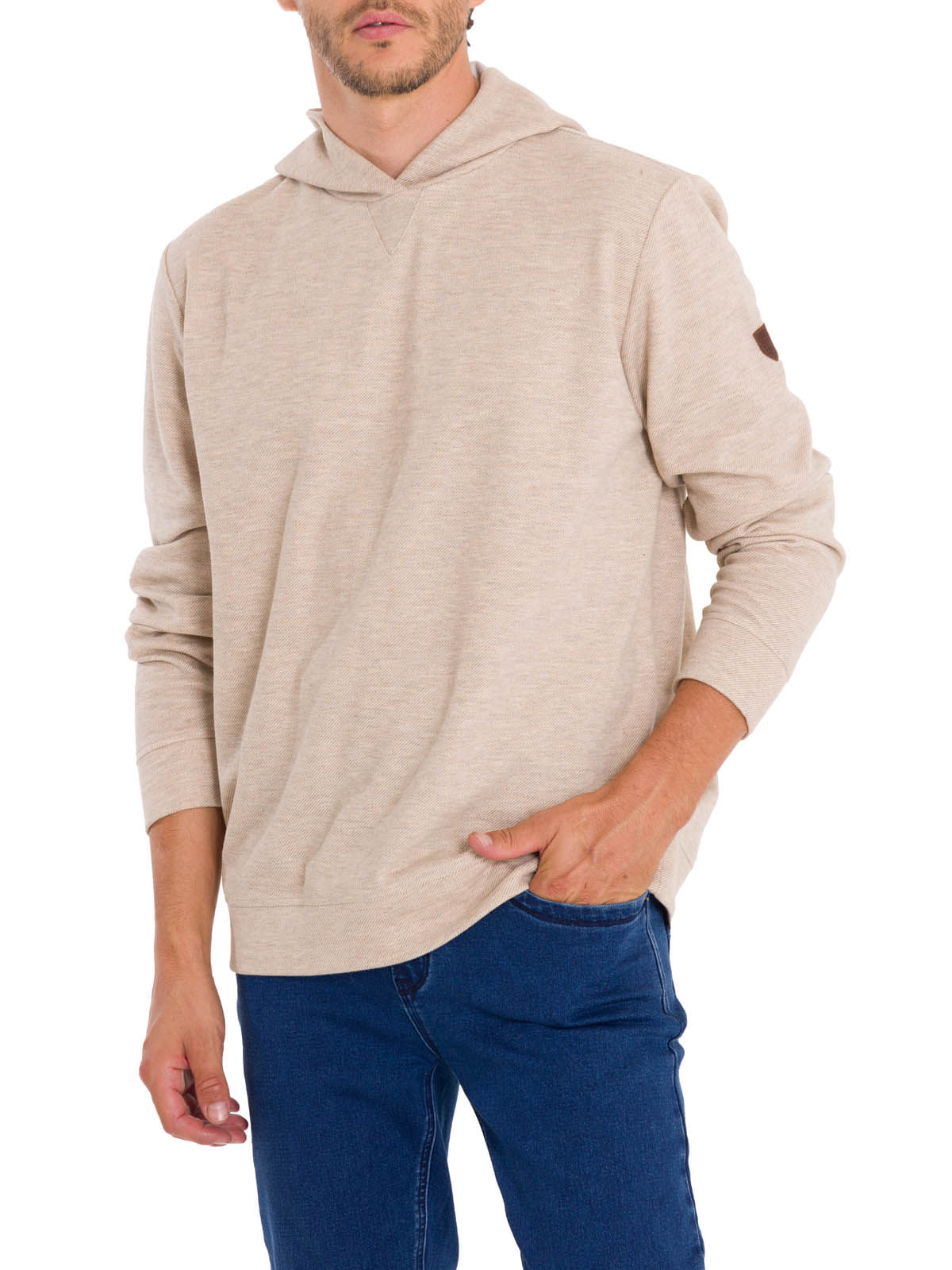 Polerón Algodón Orgánico Hombre Parma Gris Rockford