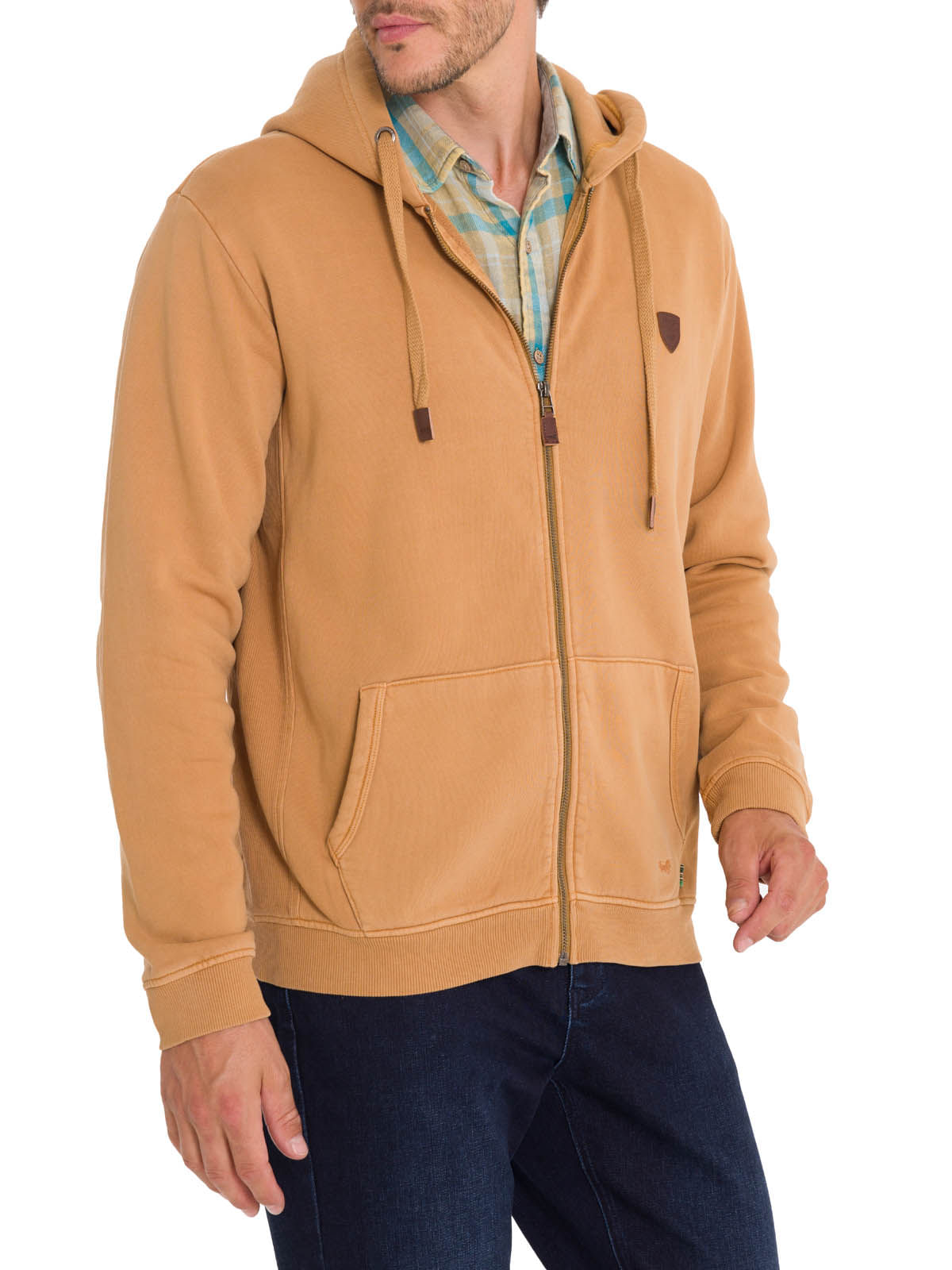 Polerón Algodón Orgánico Hombre Teruel Café Rockford