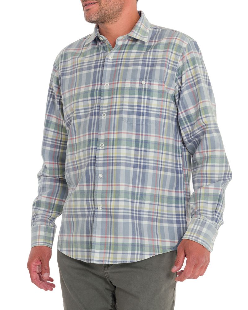 Camisa-Algodon-Organico-Hombre-Arbed-Azul-Rockford