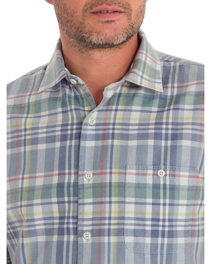 Camisa-Algodon-Organico-Hombre-Arbed-Azul-Rockford