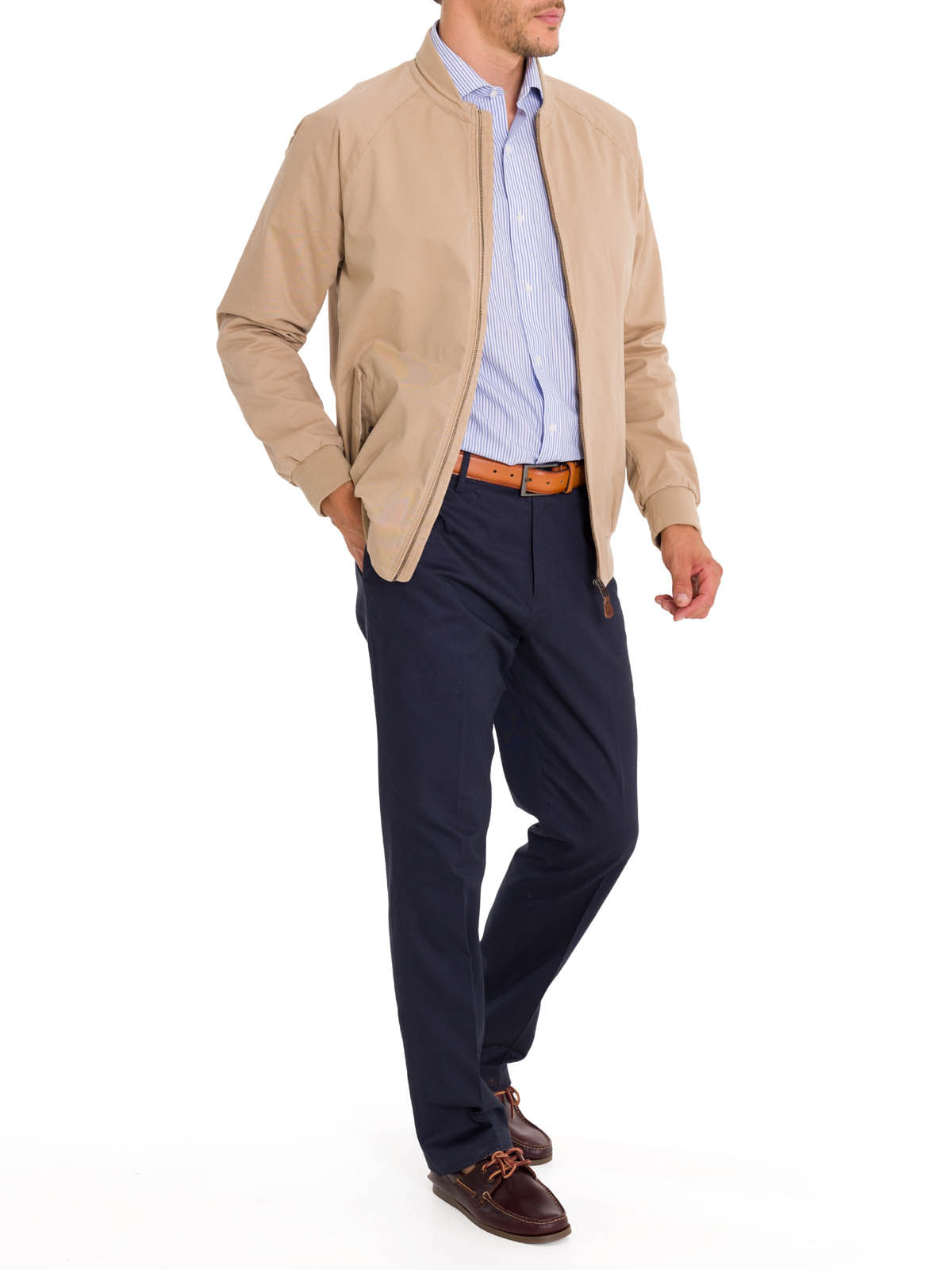 Chaqueta Algodón Orgánico Hombre Classic Beige Rockford