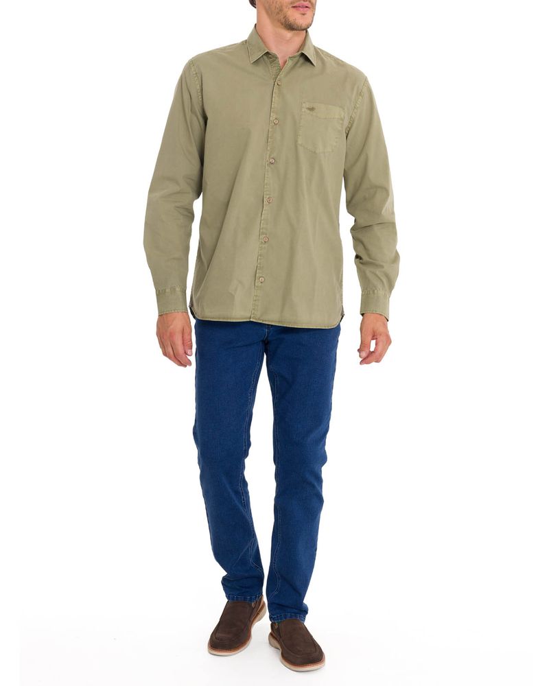 Camisa-Algodon-Organico-Hombre-Leeds-Verde-Rockford