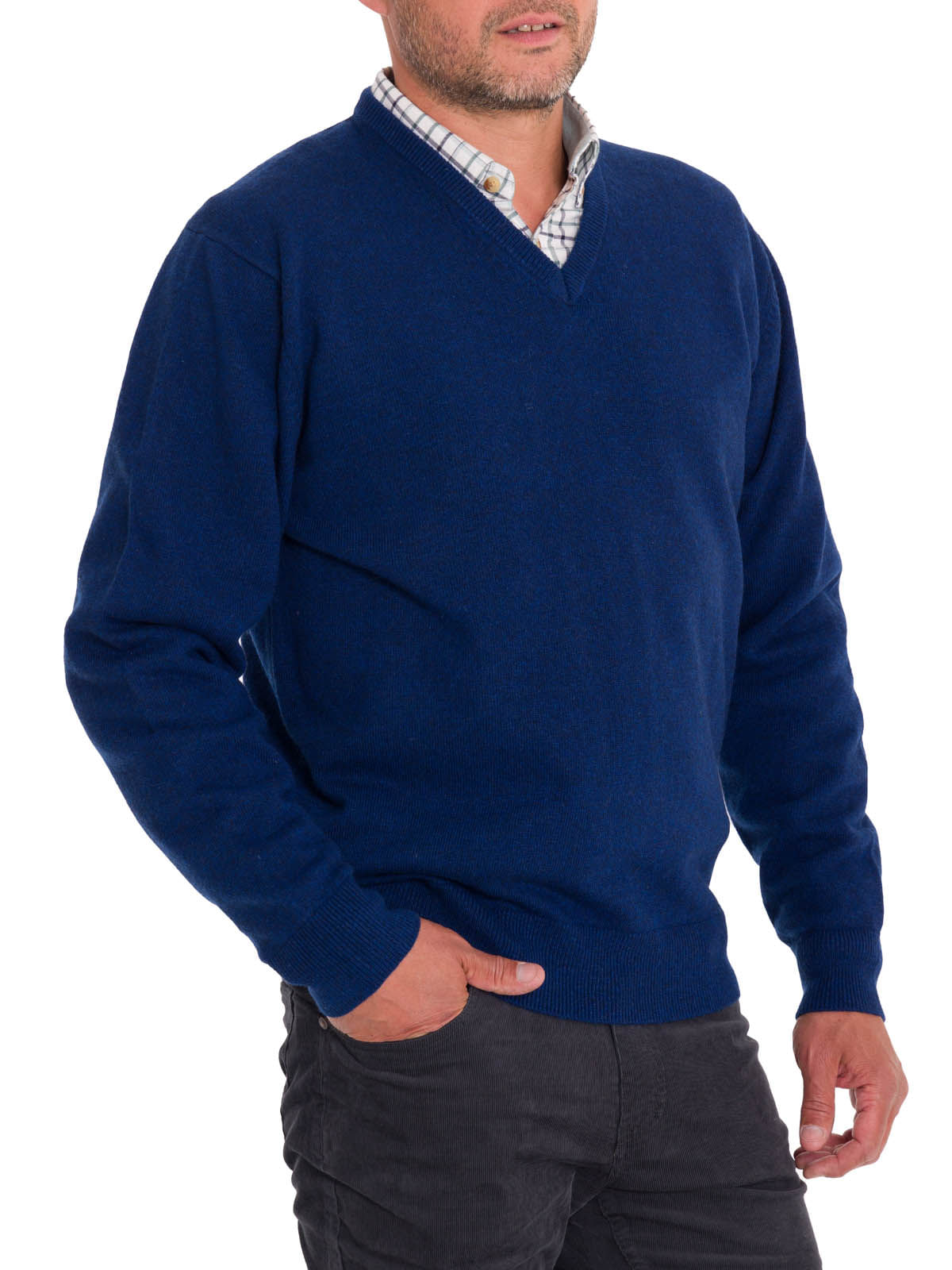 Sweater Lana Hombre Swinv Azul Rockford